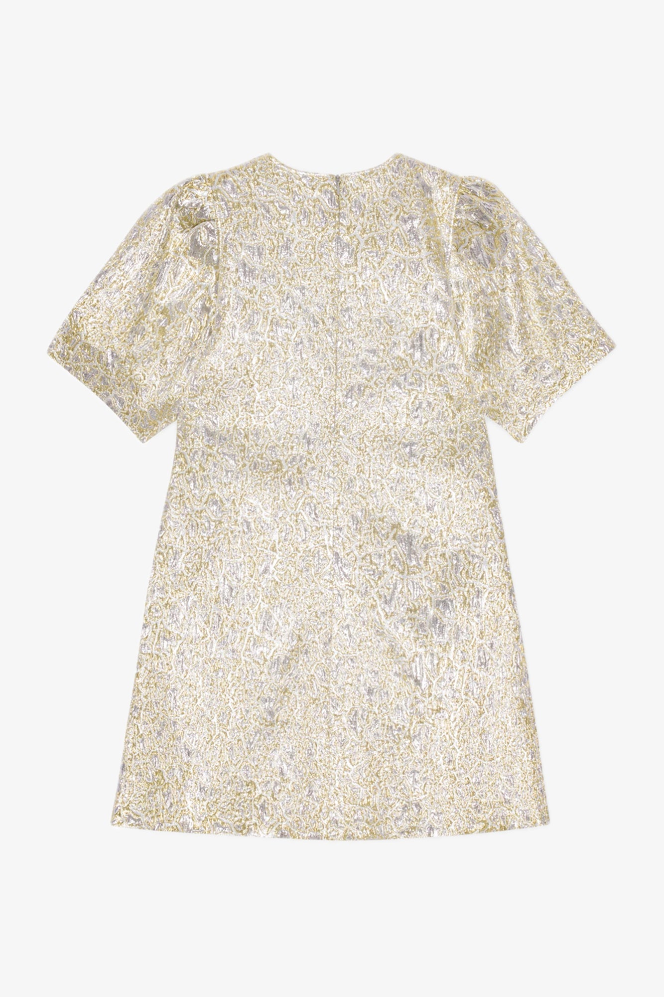 Robe courte métallisée - Gold & Silver