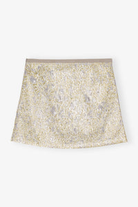 Jupe courte métallisée - Gold & Silver