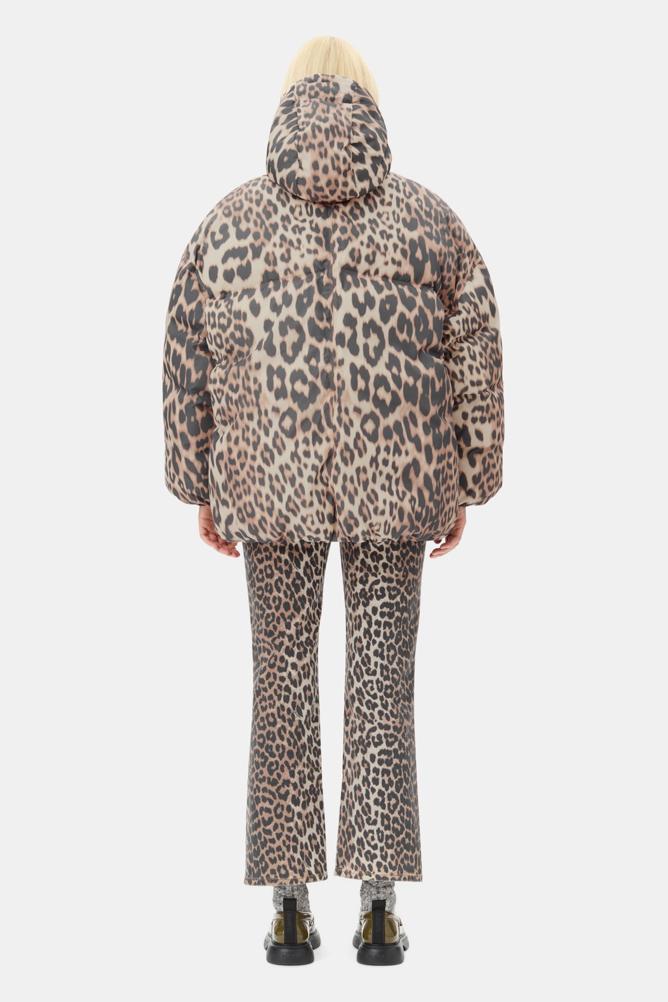Doudoune mi longue Leo Puffers - Almond Milk