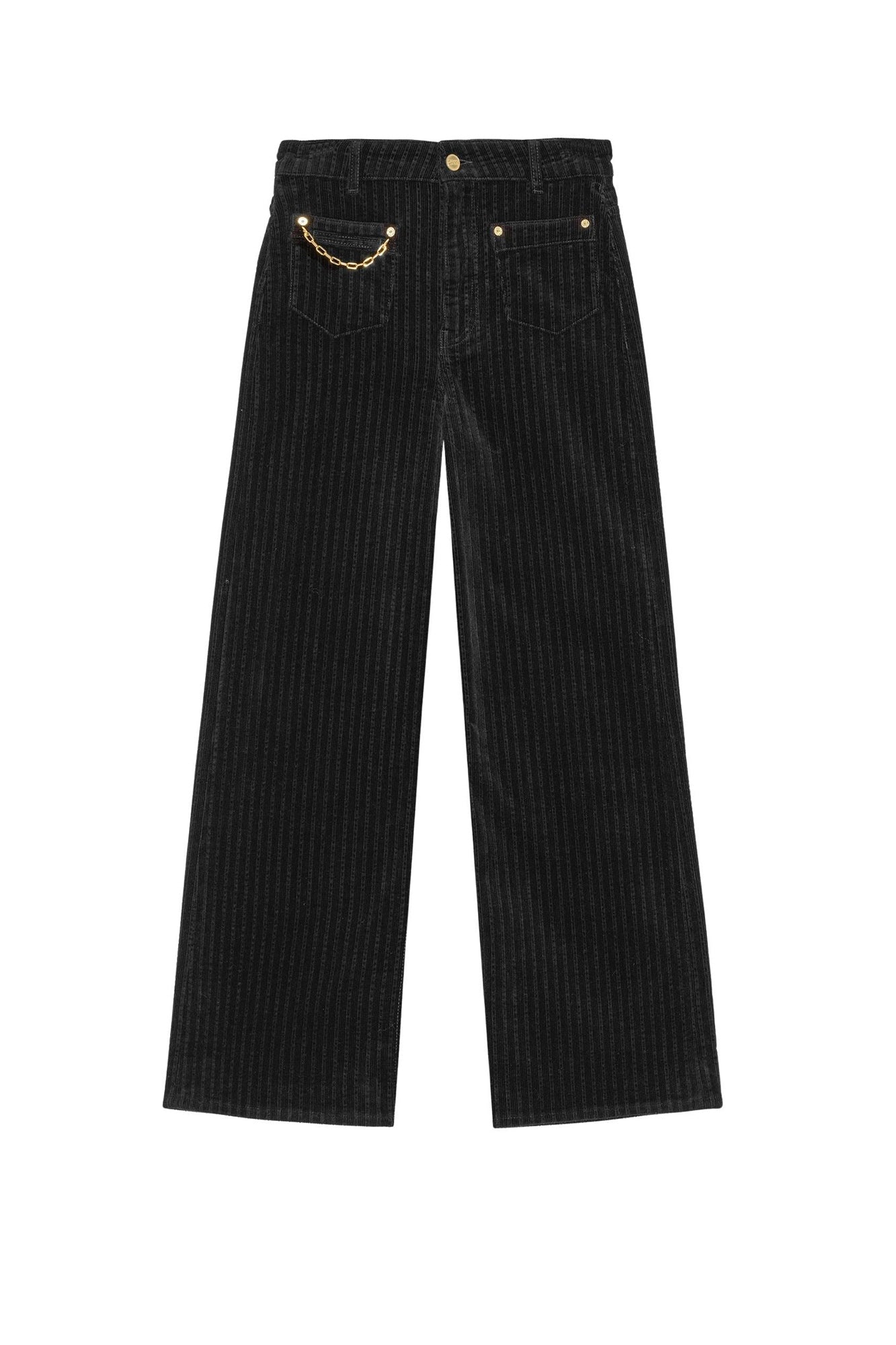 Pantalon Magny en velours côtelé - Black