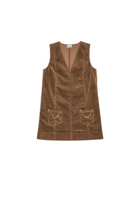 Robe courte en velours côtelé - Rain Drum