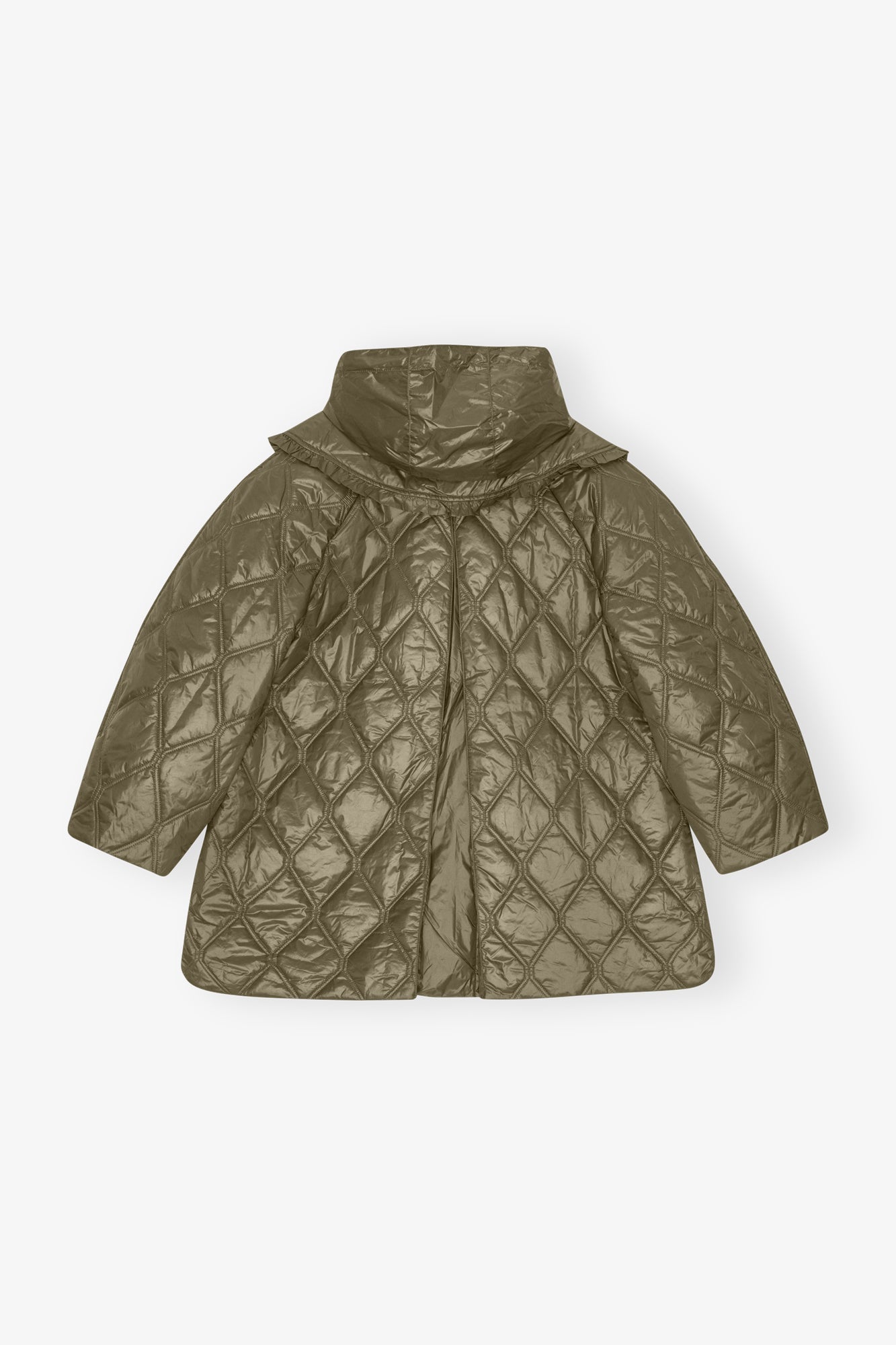 Veste mi longue matelassée brillante - Kalamata
