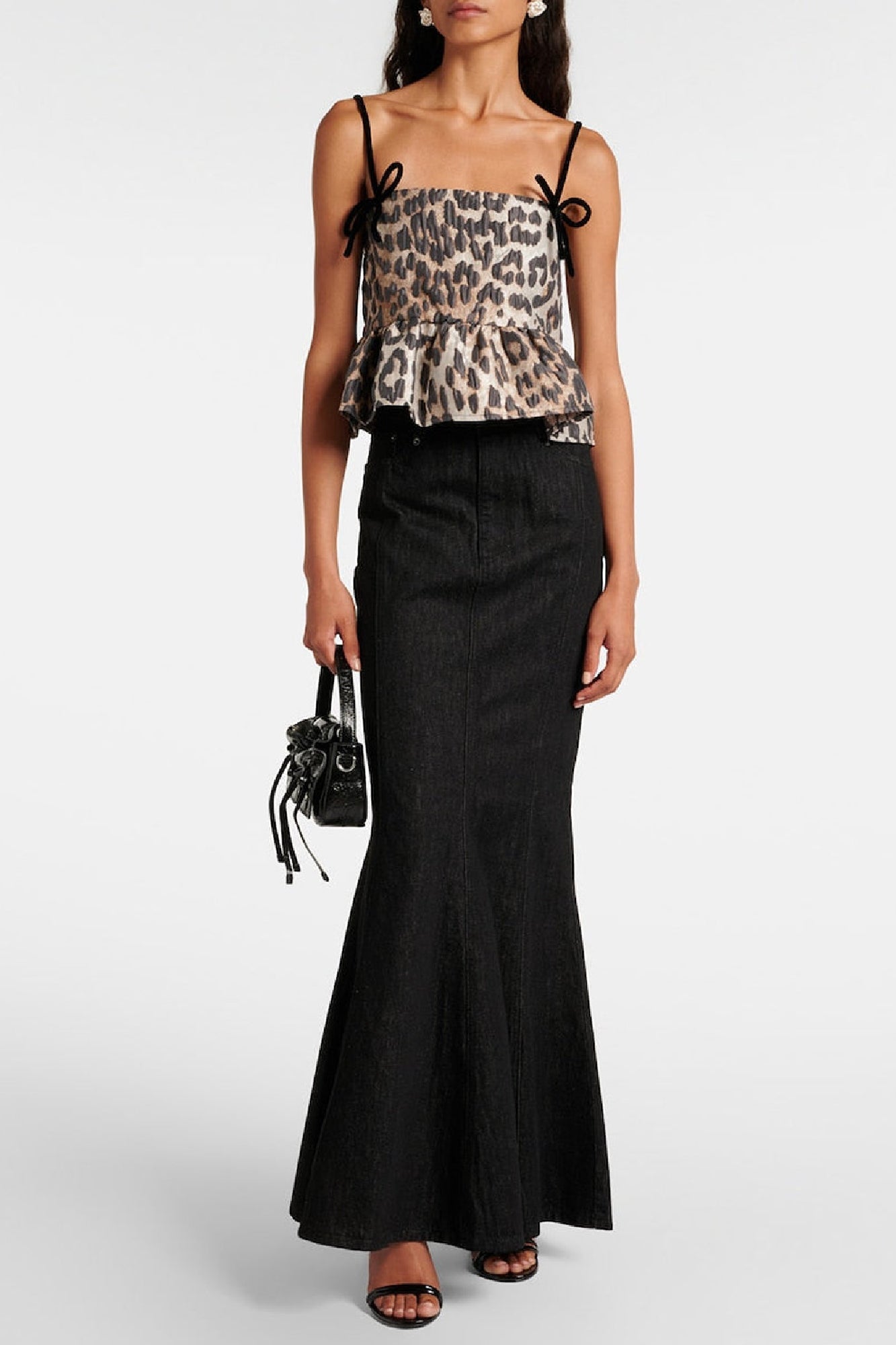 Blouse en jacquard imprimé animal - Leopard