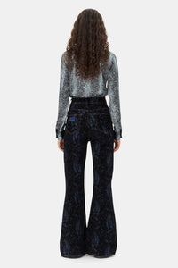 Chemise à imprimé animalier - Celestial Blue