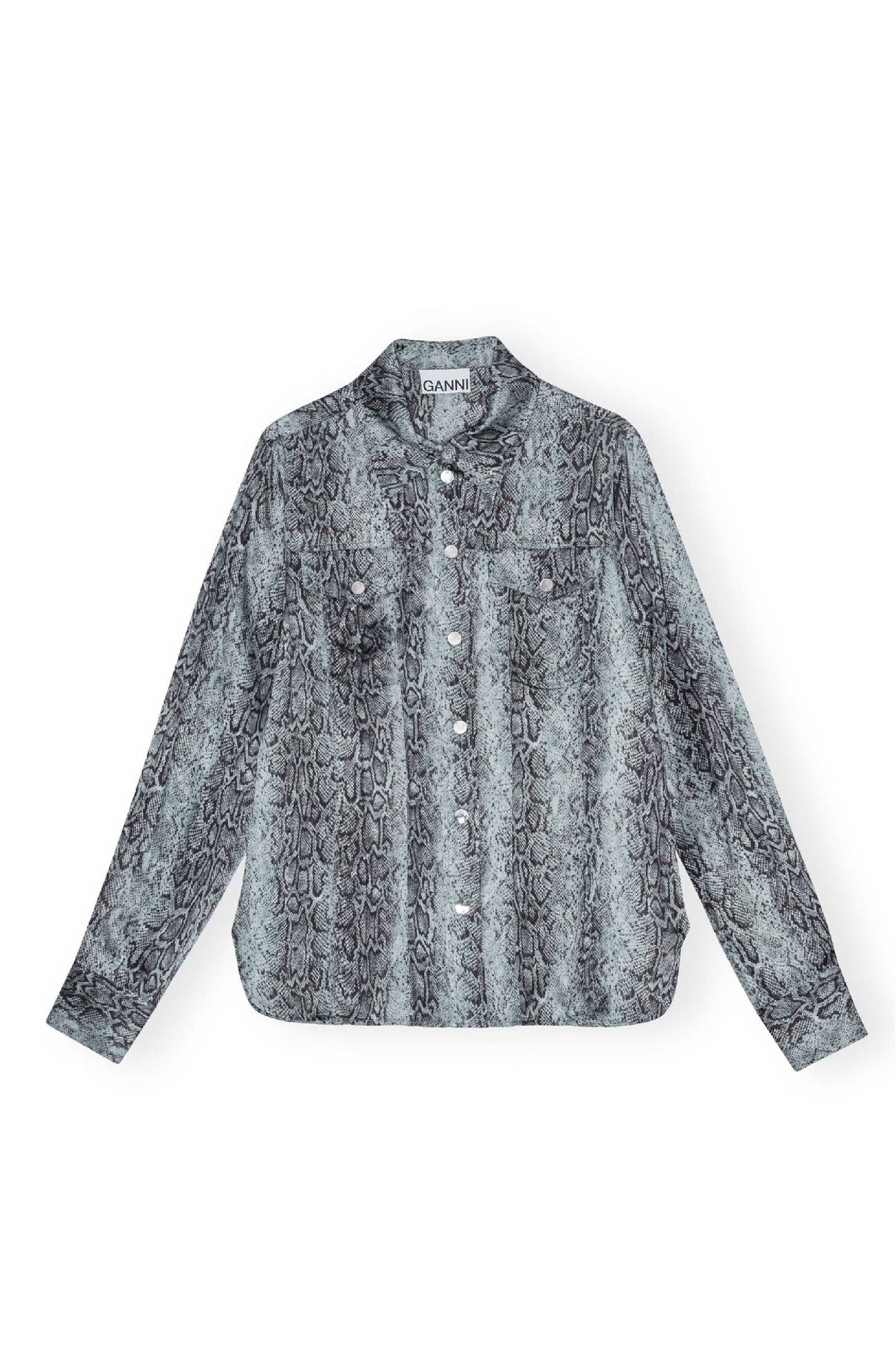 Chemise à imprimé animalier - Celestial Blue