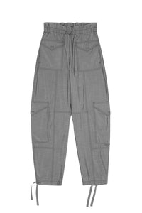 Pantalon à poches et taille haute - Frost Gray