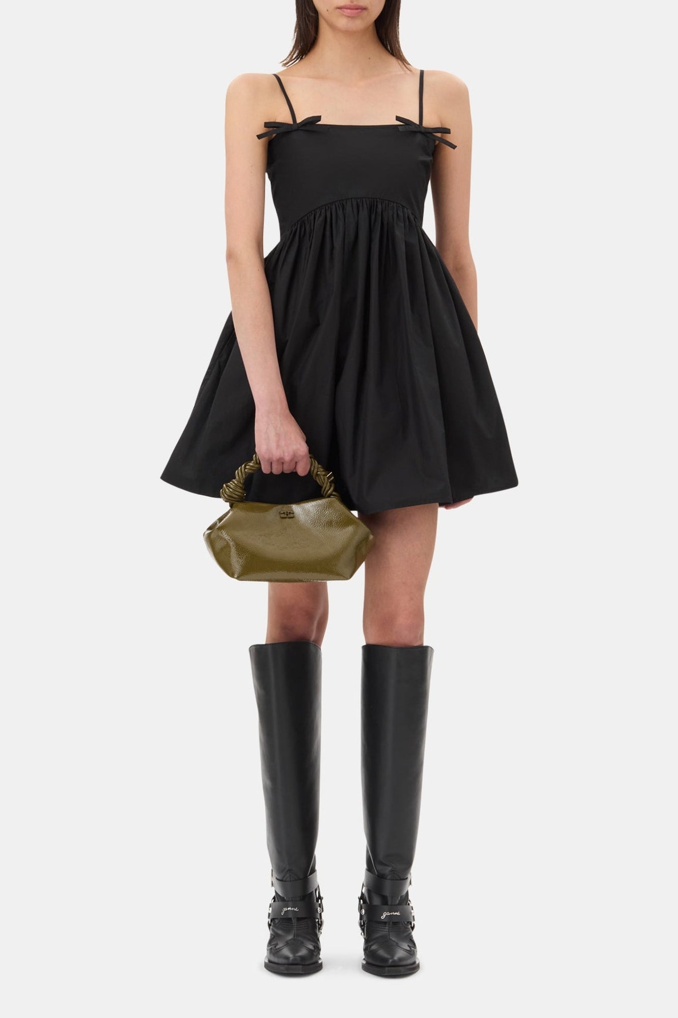 Strapless short dress - Black