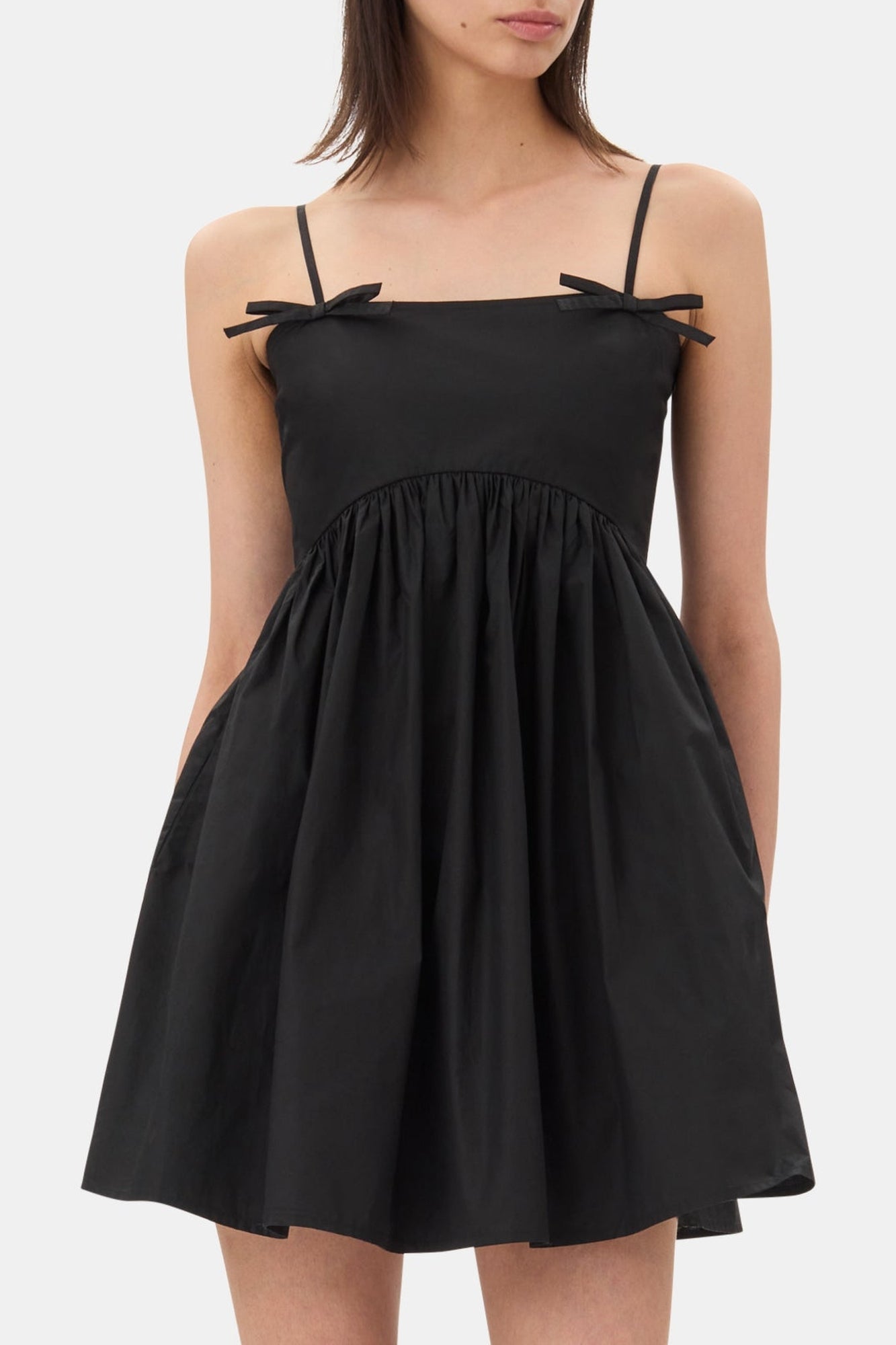 Strapless short dress - Black
