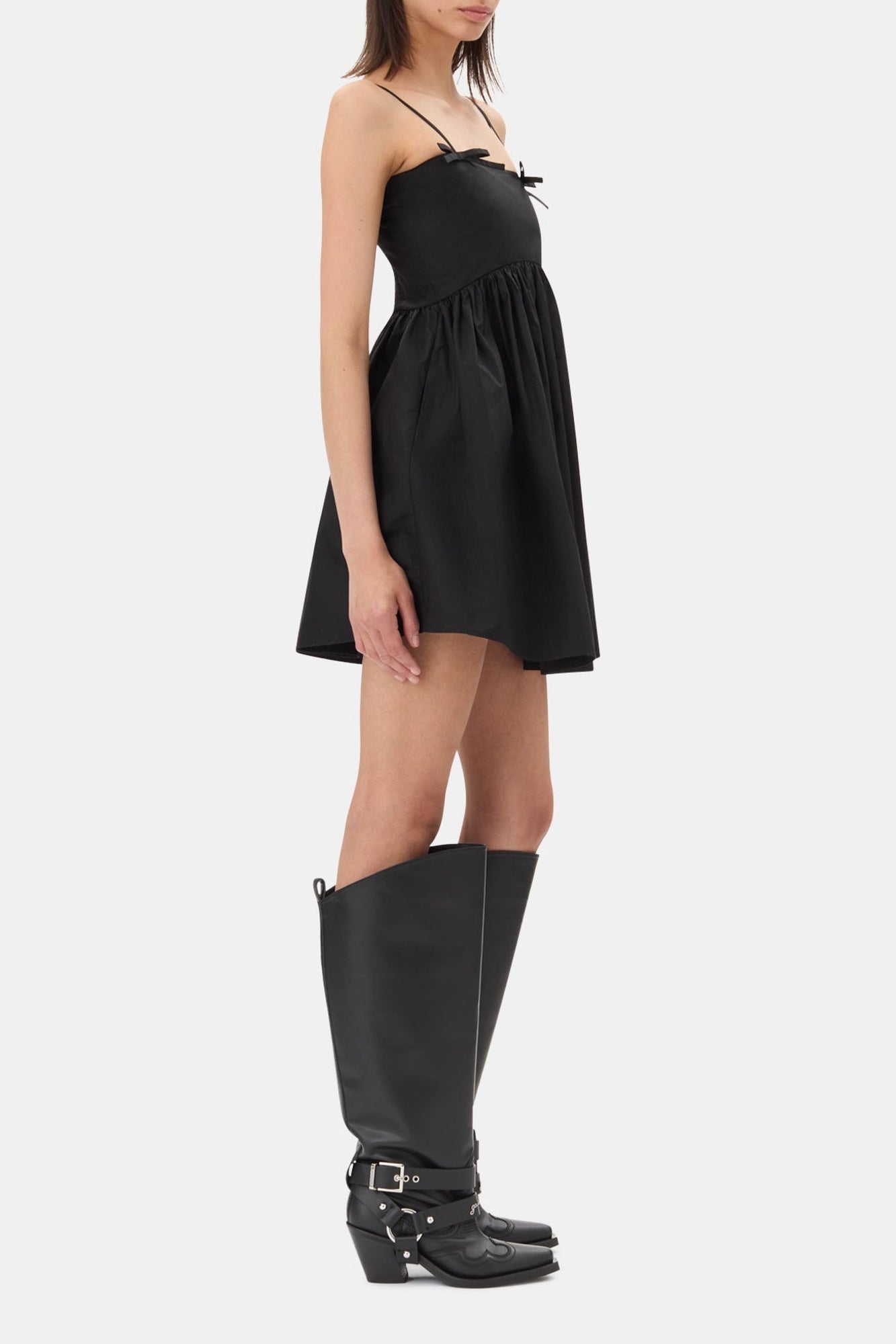 Strapless short dress - Black