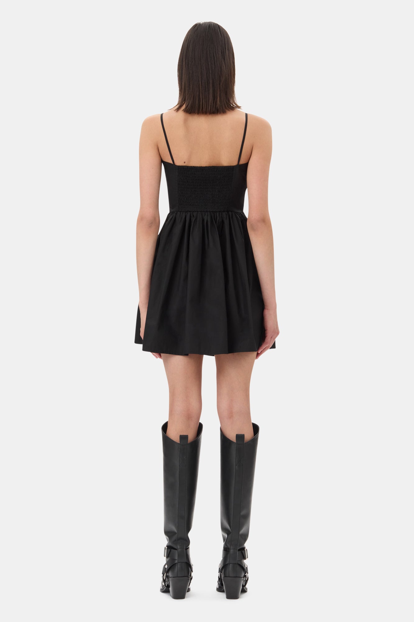 Strapless short dress - Black