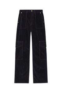 Corduroy cargo trousers - Sky Captain