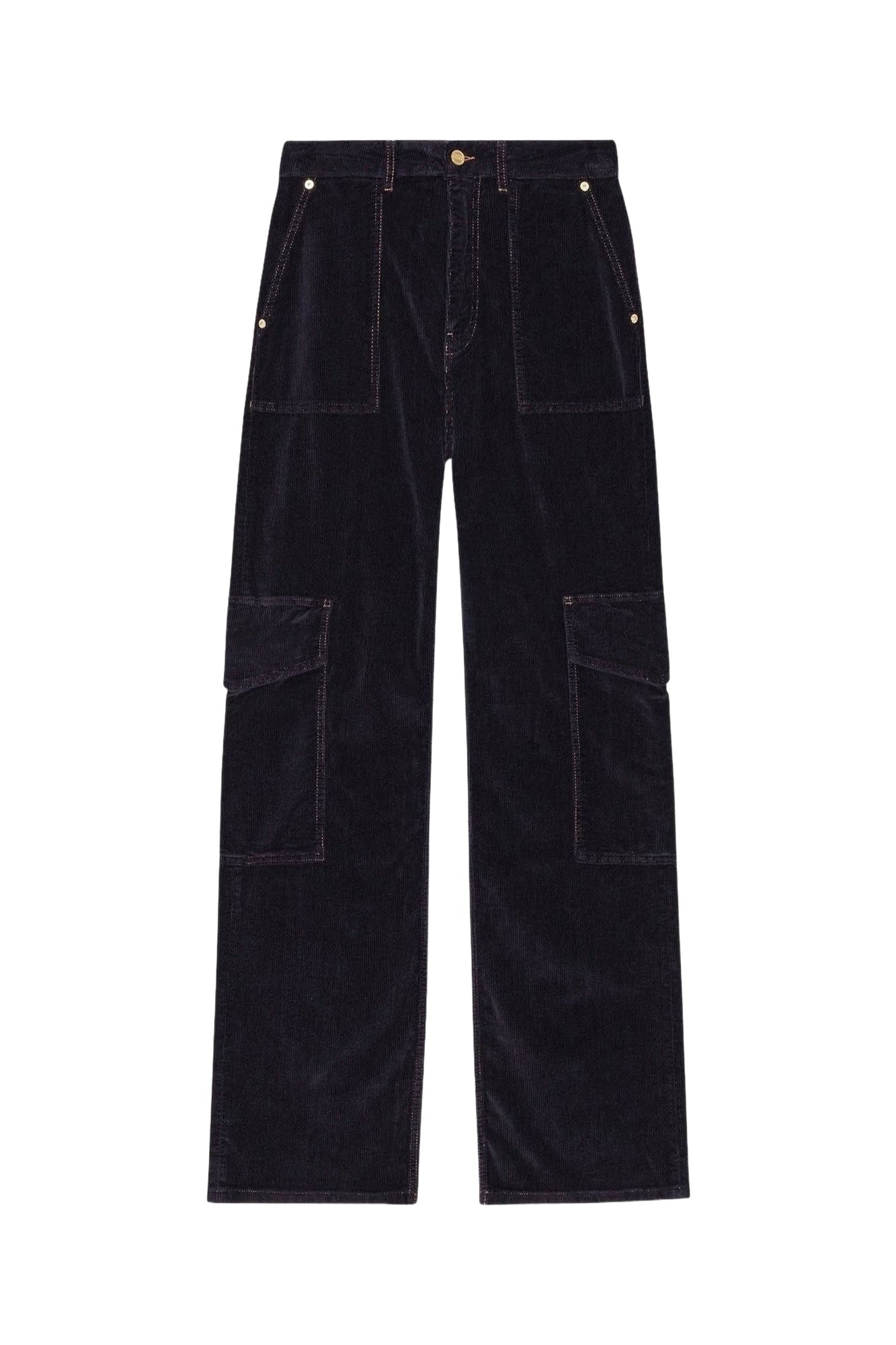 Corduroy cargo trousers - Sky Captain