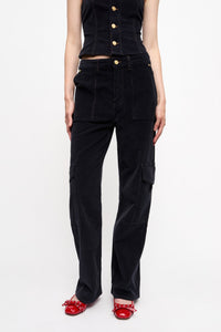 Pantalon cargo en velours côtelé - Sky Captain