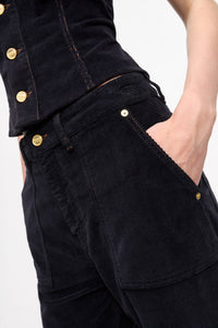 Pantalon cargo en velours côtelé - Sky Captain