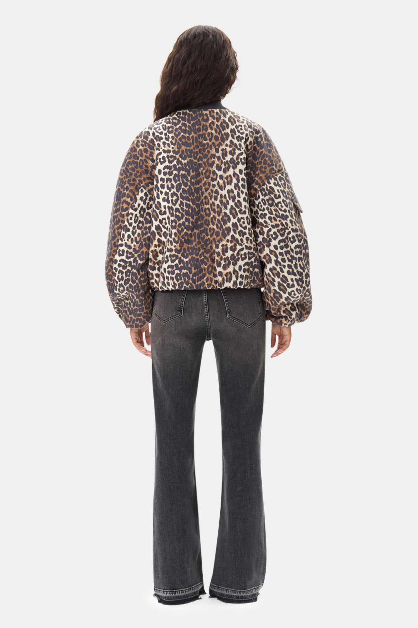 Bomber court oversize - Almond Milk