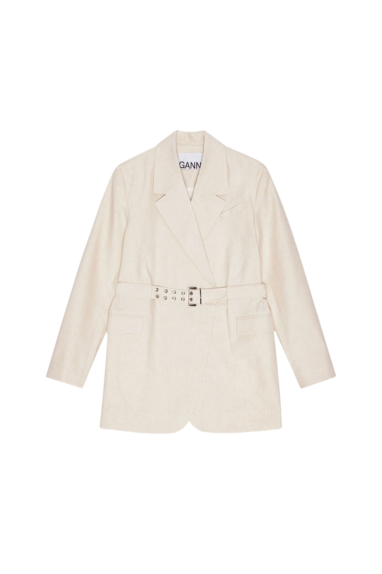 Blazer de tailleur en lin mélangé - Angora