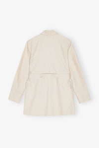 Blazer de tailleur en lin mélangé - Angora