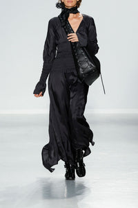 Robe midi smockée - Phantom