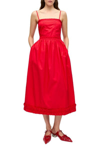 Robe à bretelles - Racing Red