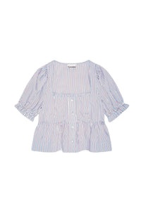 Blouse à rayures candy - Soft Chambray