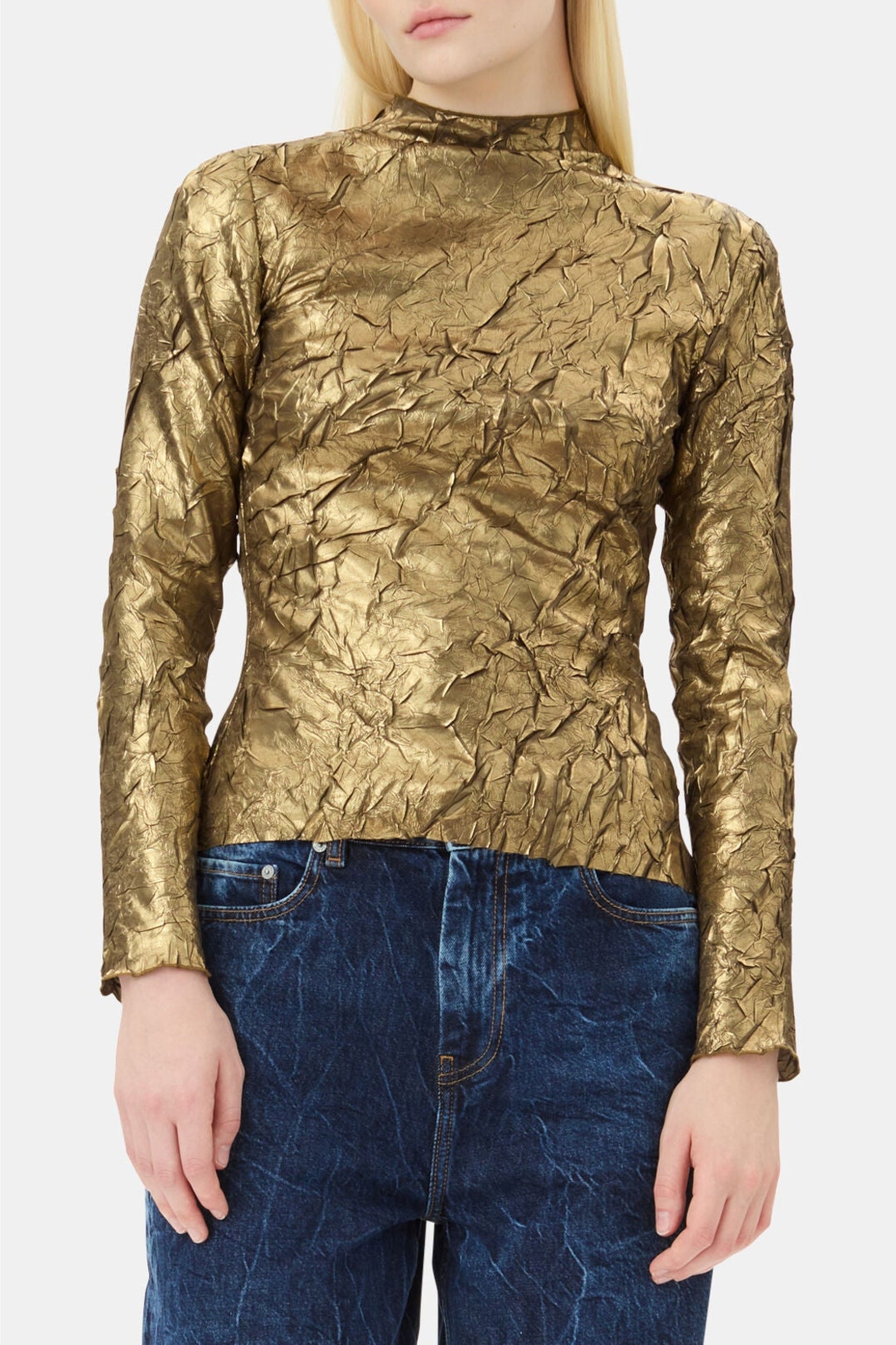 Blouse à manches longues - Gold