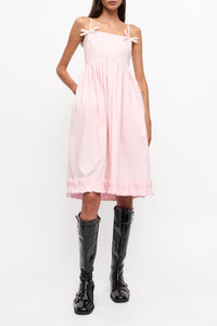 Robe courte à bretelles - Chalk Pink