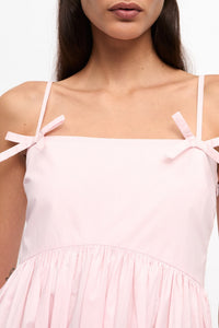 Robe courte à bretelles - Chalk Pink