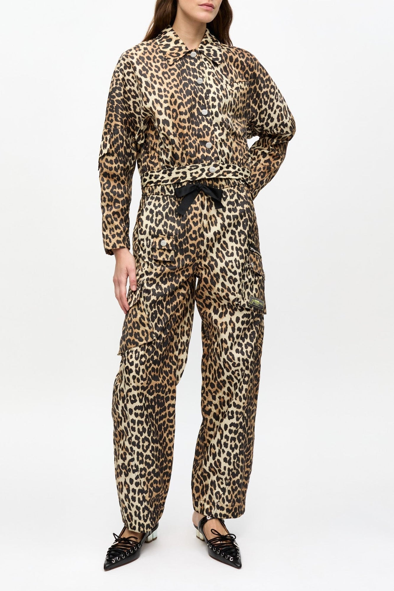 Pantalon élastiqué Duchesse - Leopard