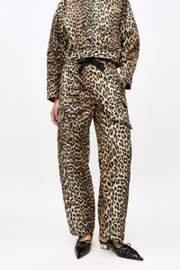 Pantalon élastiqué Duchesse - Leopard