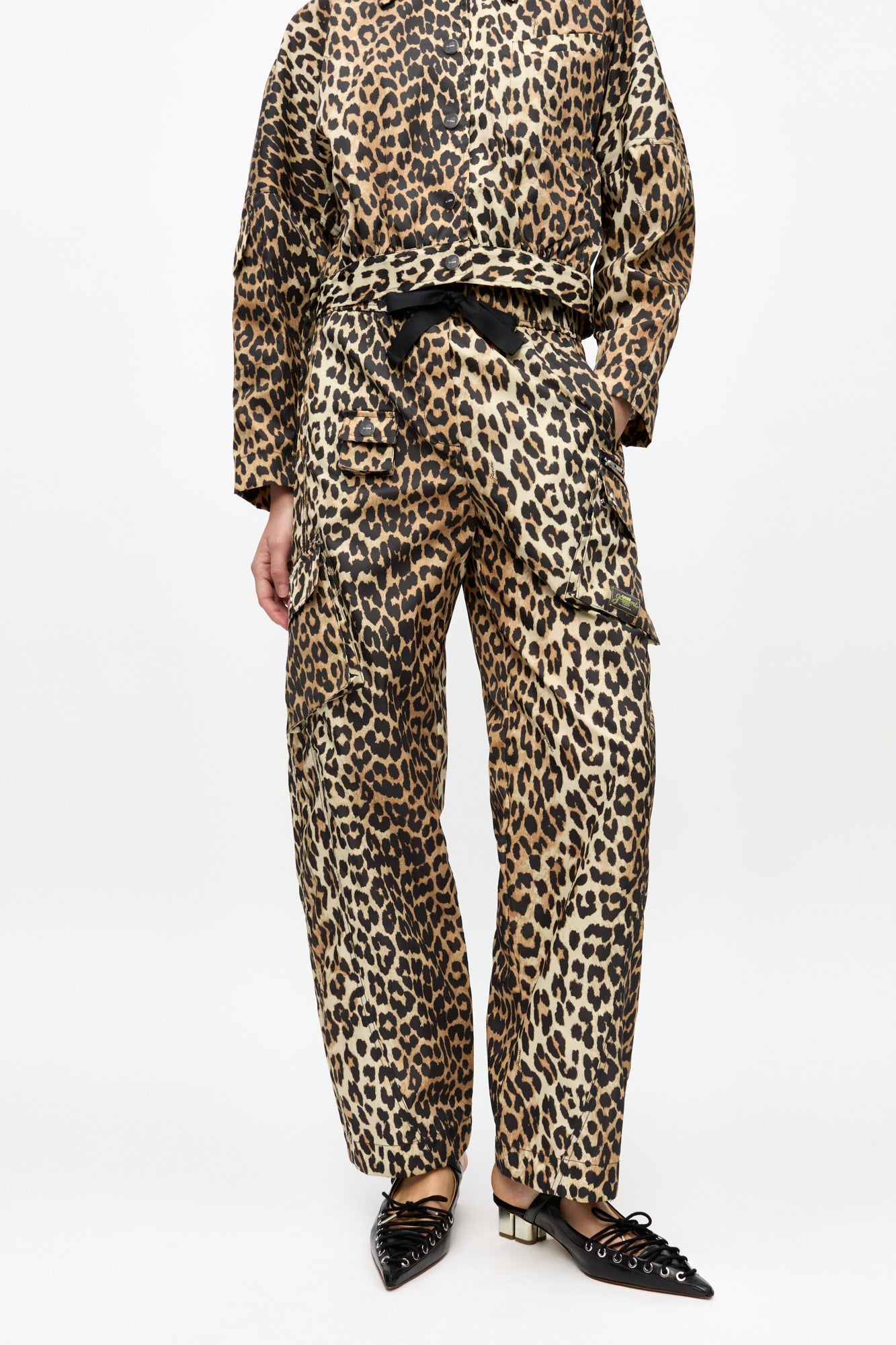Pantalon élastiqué Duchesse - Leopard