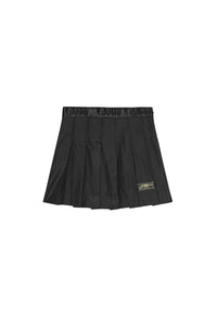 Jupe courte Duchesse plissée - Black