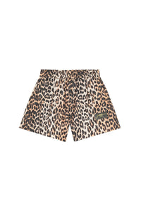 Short élastiqué à imprimé - Leopard