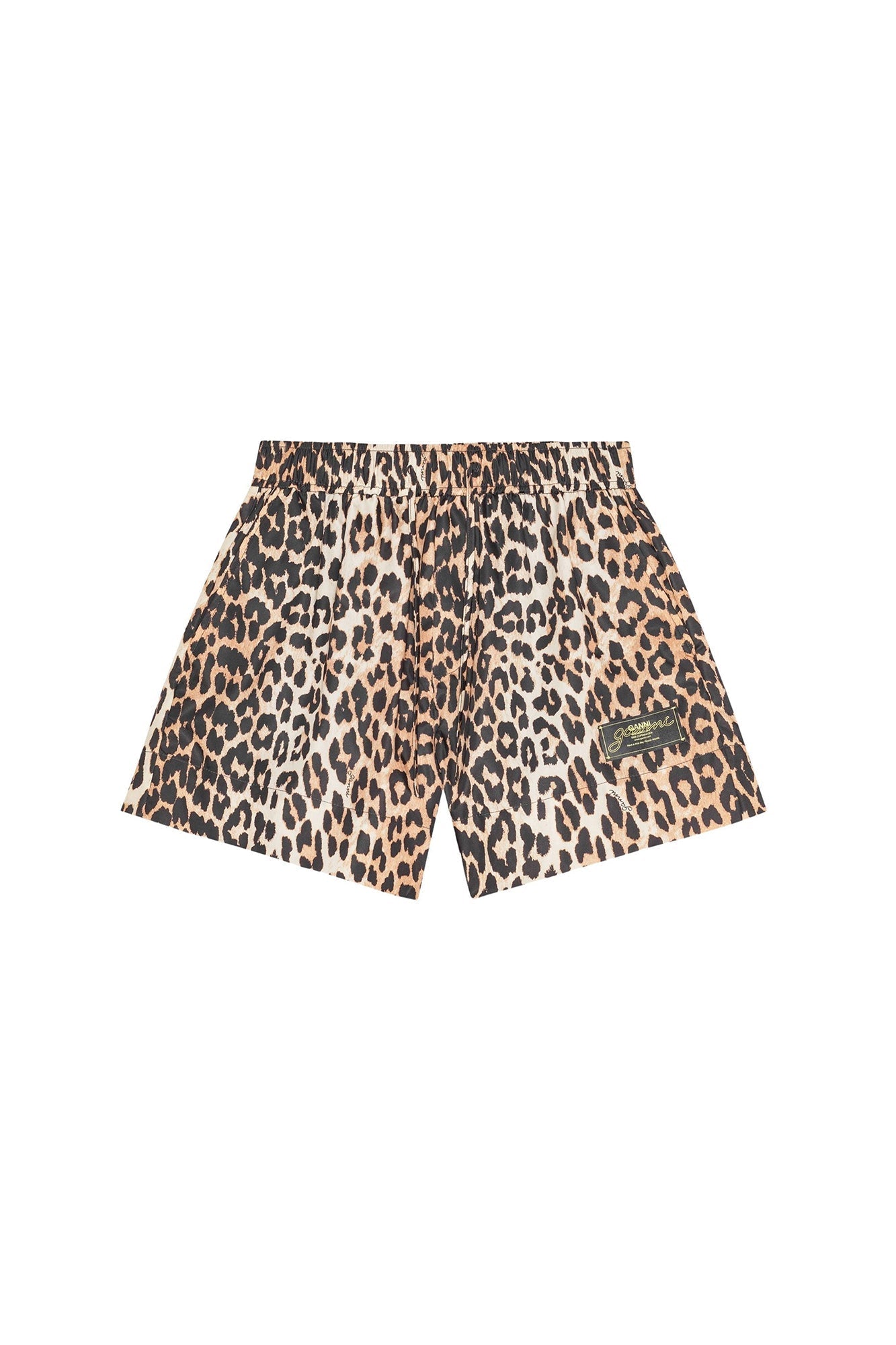 Short élastiqué à imprimé - Leopard