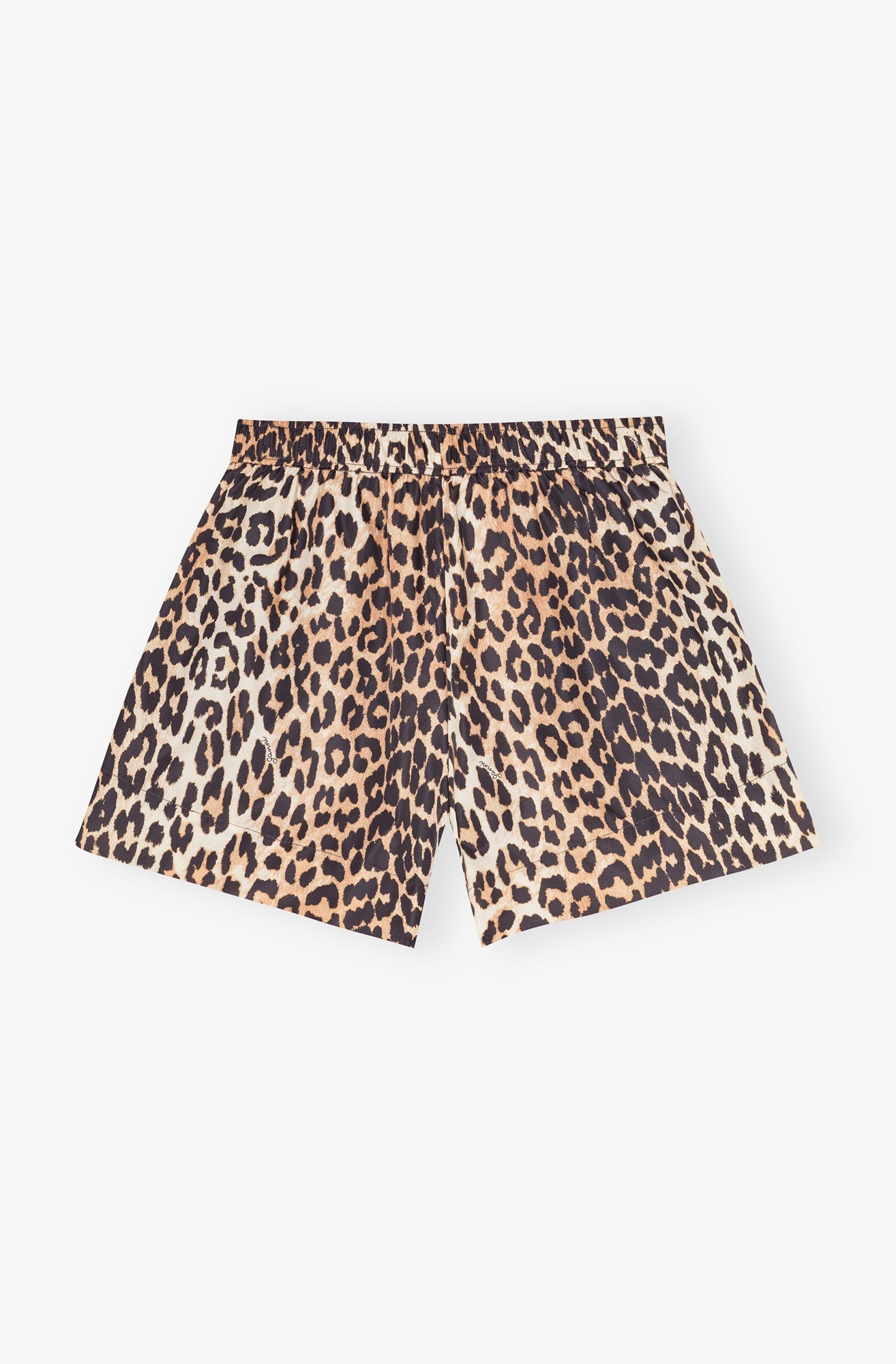 Short élastiqué à imprimé - Leopard