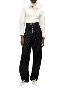Pantalon Duchesse à poches - Black