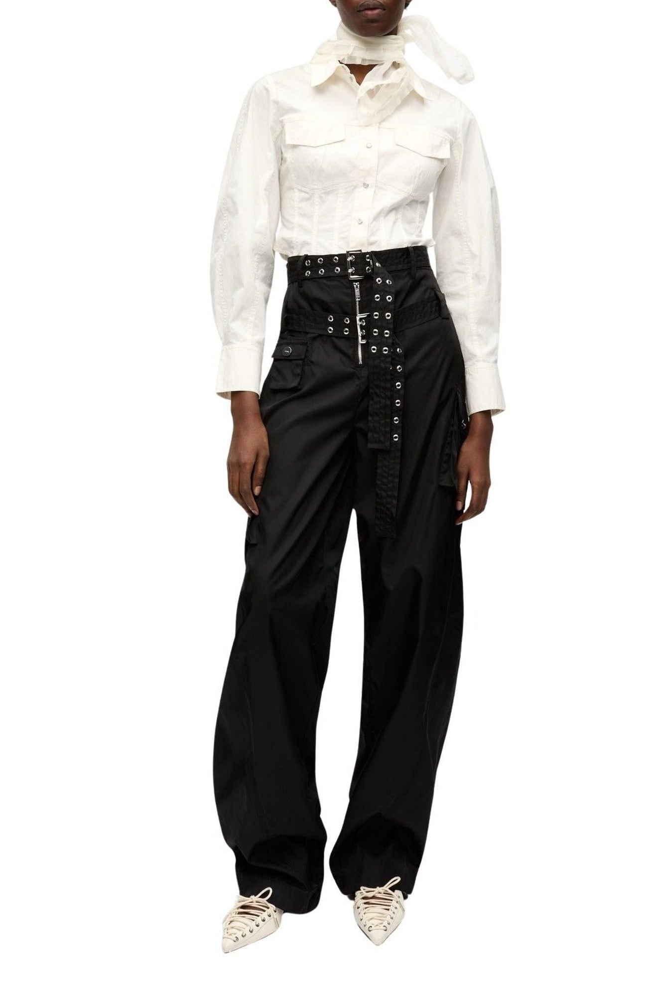 Pantalon Duchesse à poches - Black