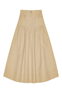 Long skirt suit - Pale Khaki