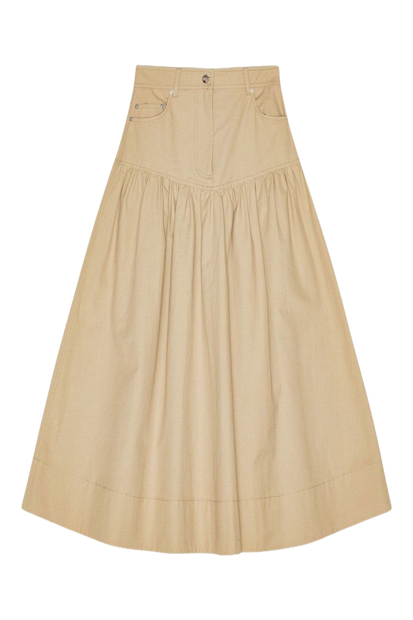 Long skirt suit - Pale Khaki