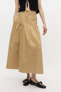 Jupe de tailleur longue - Pale Khaki