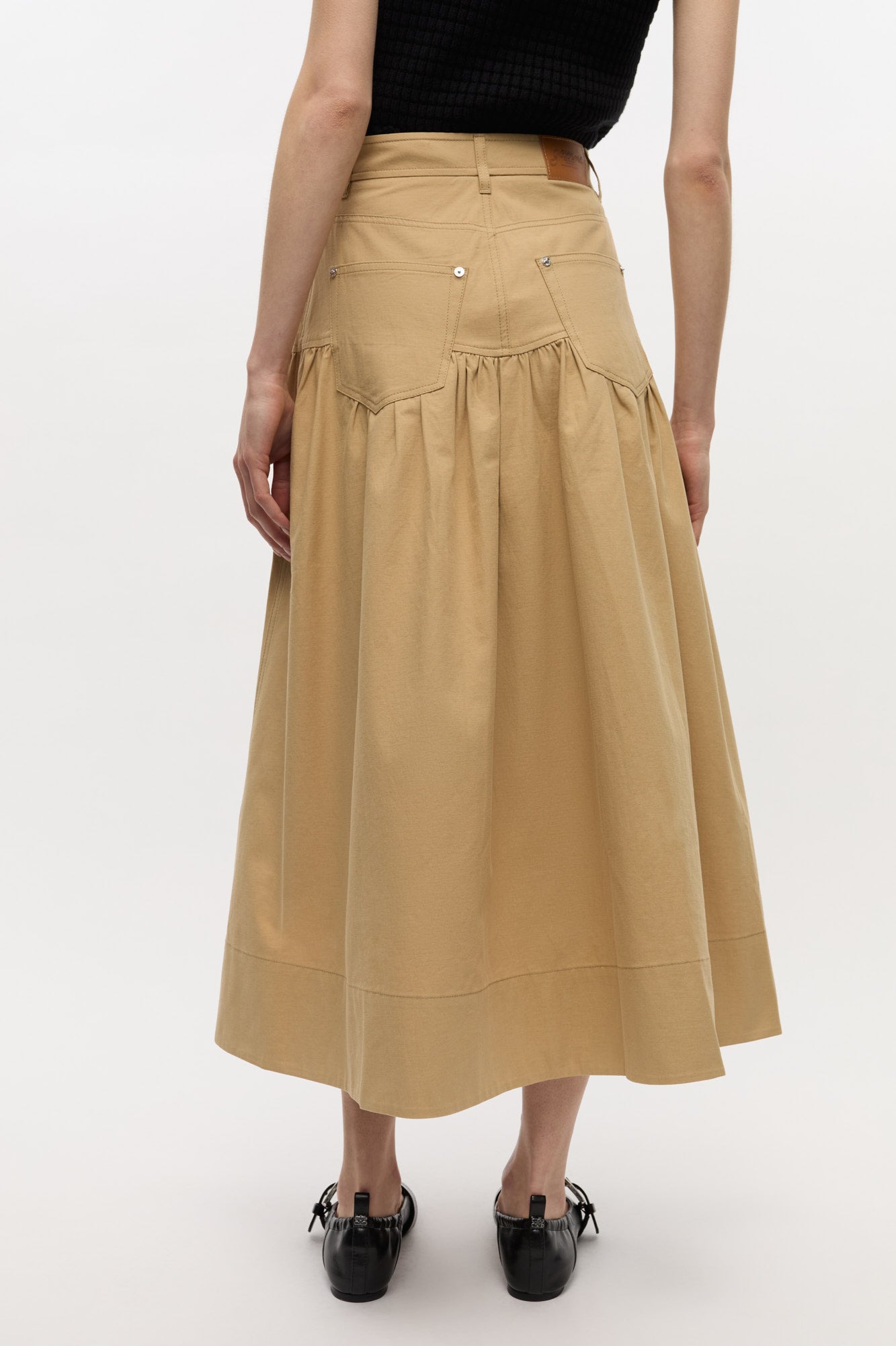 Jupe de tailleur longue - Pale Khaki