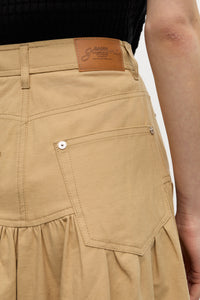 Jupe de tailleur longue - Pale Khaki