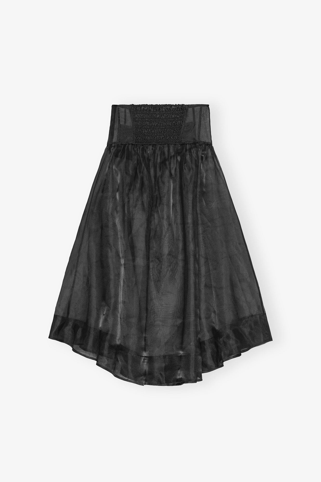 Jupe à poches en organza - Black