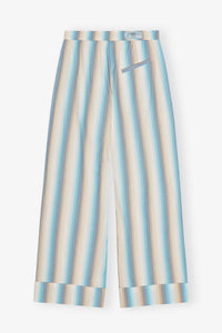 Pantalon élastique à rayures ombrées - Multicolour