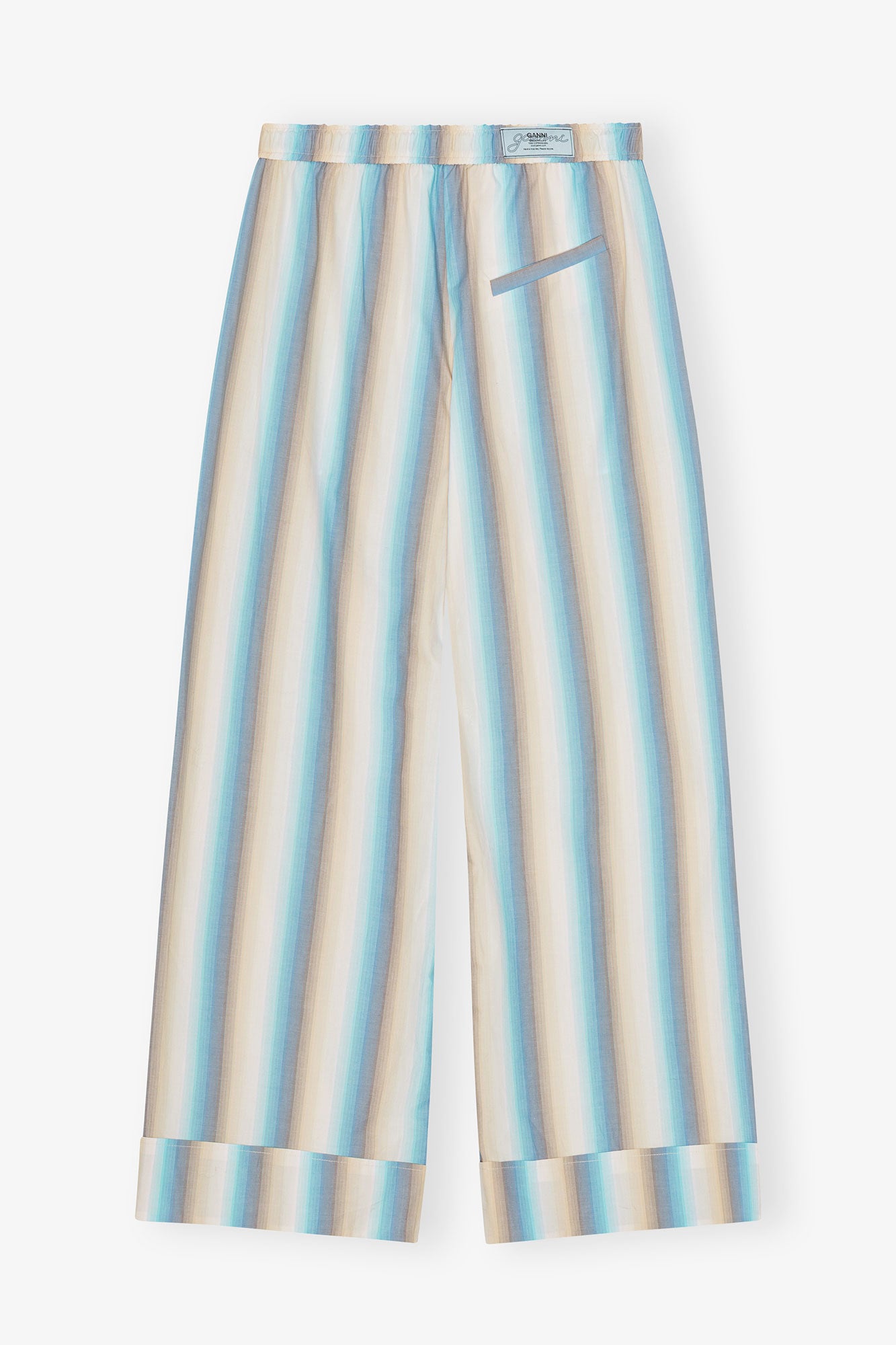 Pantalon élastique à rayures ombrées - Multicolour