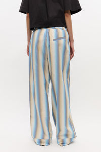 Pantalon élastique à rayures ombrées - Multicolour