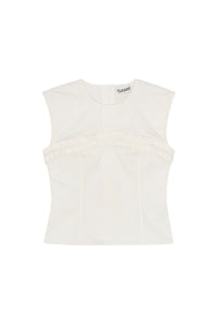 Blouse corset délavée - Egret