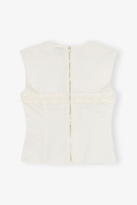Blouse corset délavée - Egret