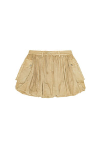 Jupe courte boule délavé en coton - Lark