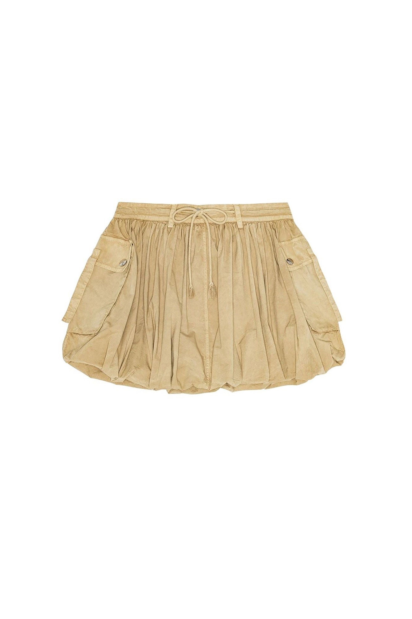 Jupe courte boule délavé en coton - Lark