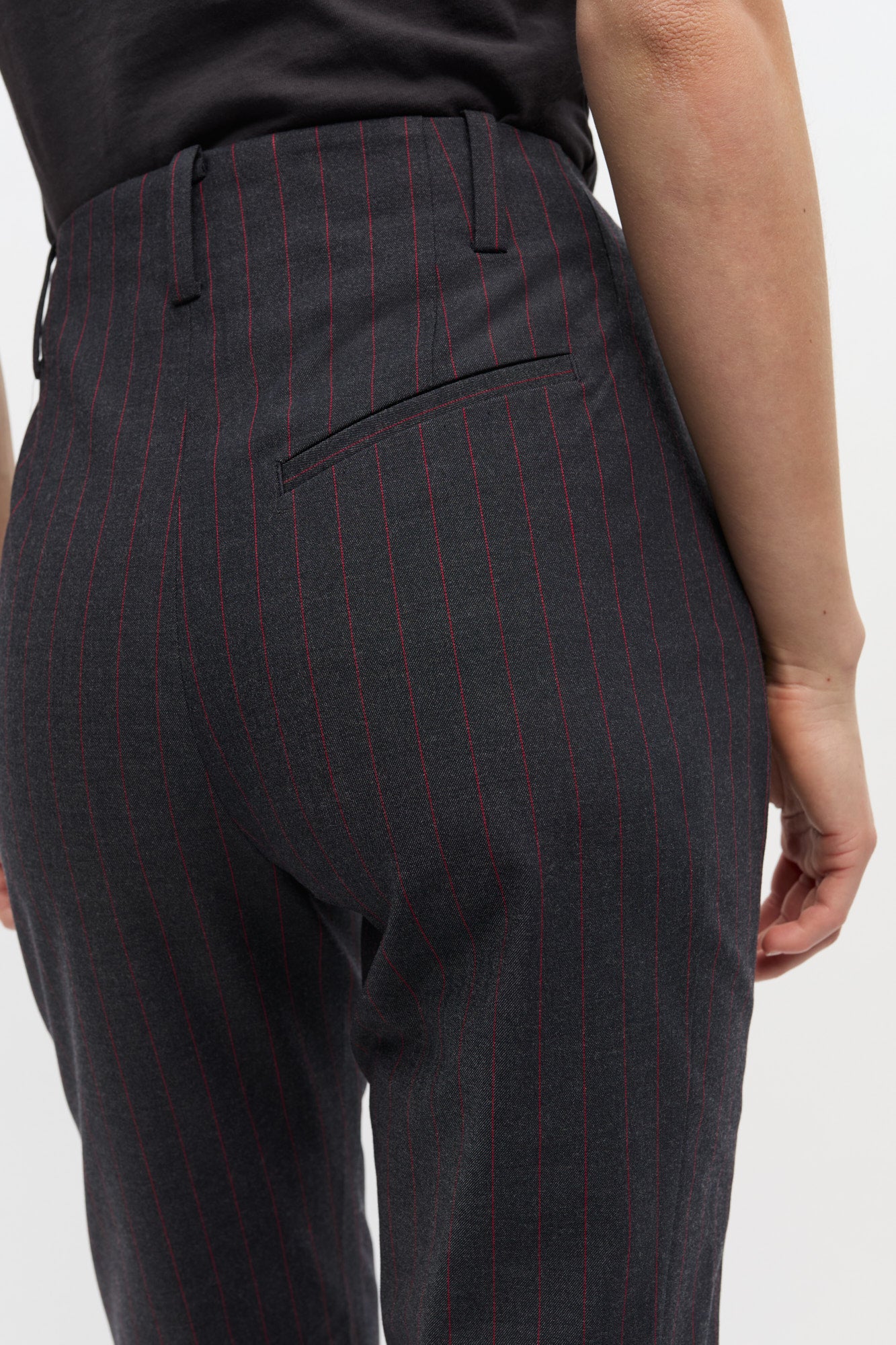 Pantalon capri à rayures - Phantom